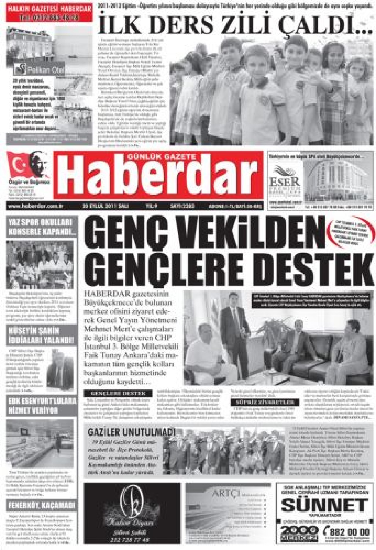 TUNAY HABERDAR’I ZİYARET ETTİ. 1