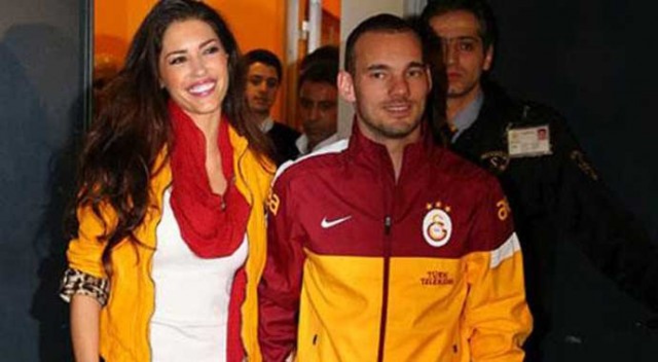 Yolanthe, Sneijder'e böyle destek verdi! 5