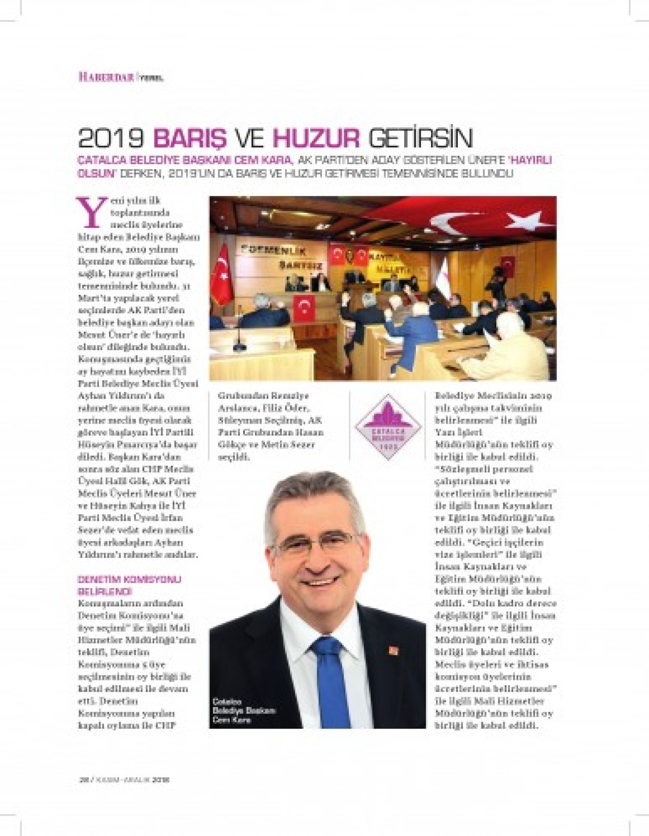 Haberdar 2018 Kasım Aralık Sayısı 28