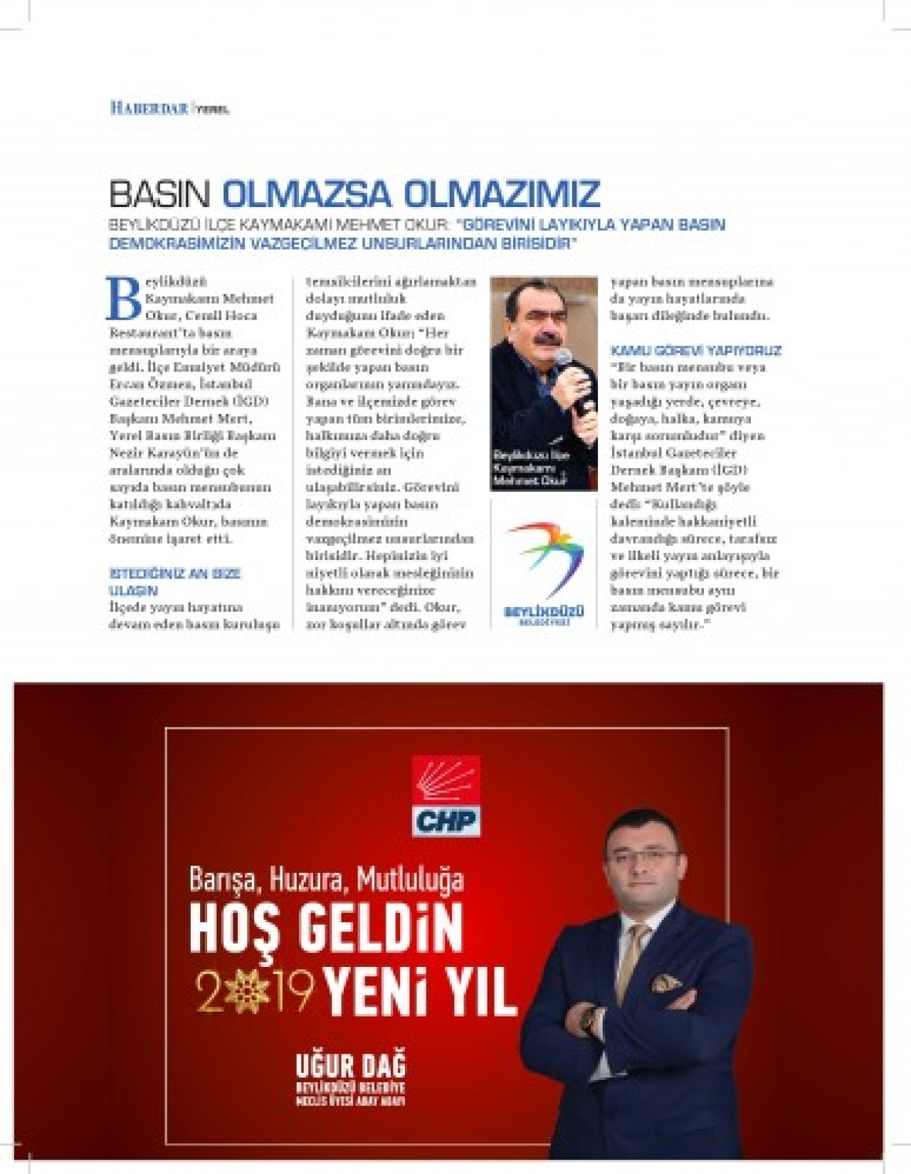 Haberdar 2018 Kasım Aralık Sayısı 8