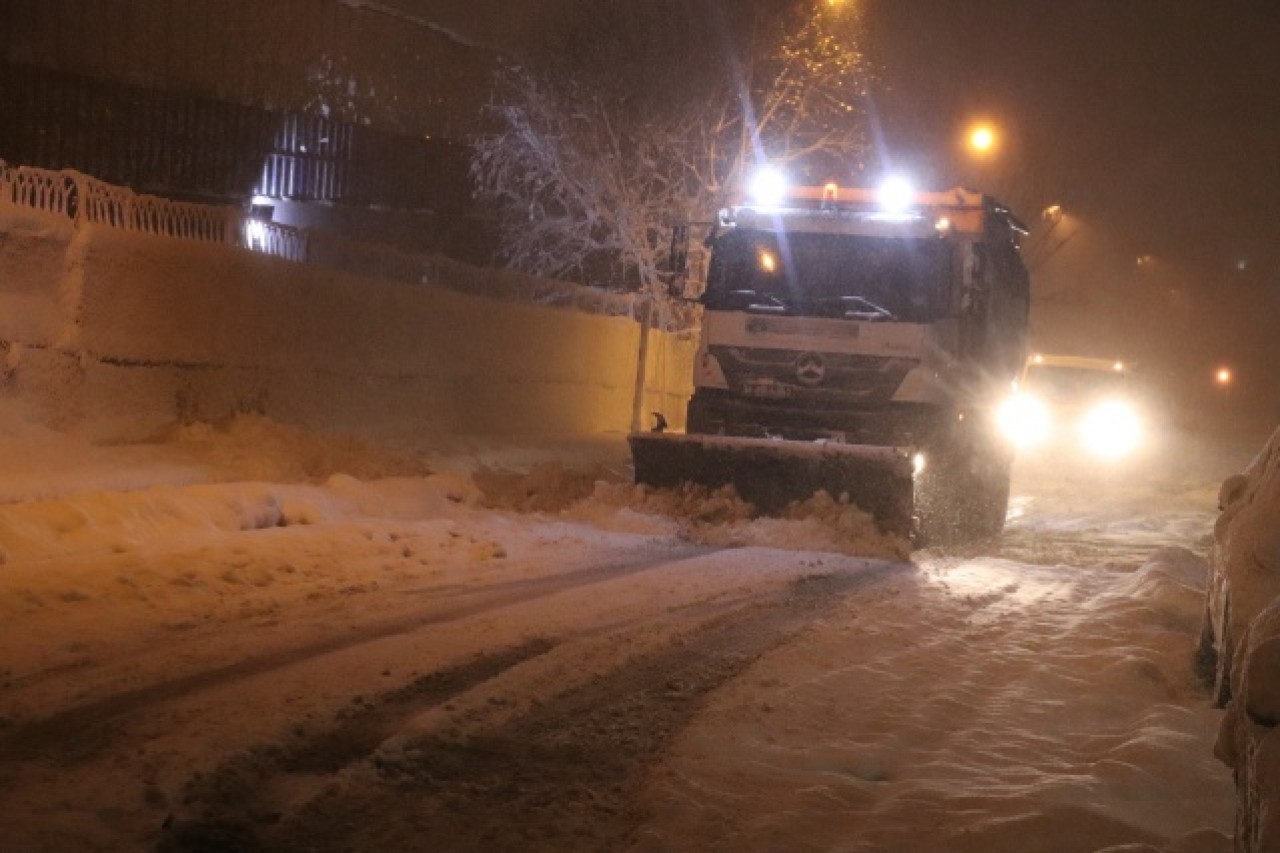 Beylikdüzü Belediyesinin kar seferberliği 5