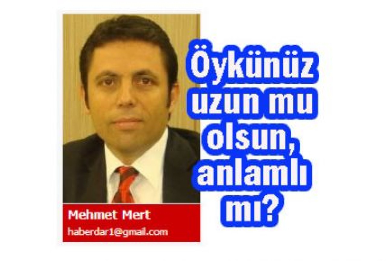 Mehmet Mert yazdı...