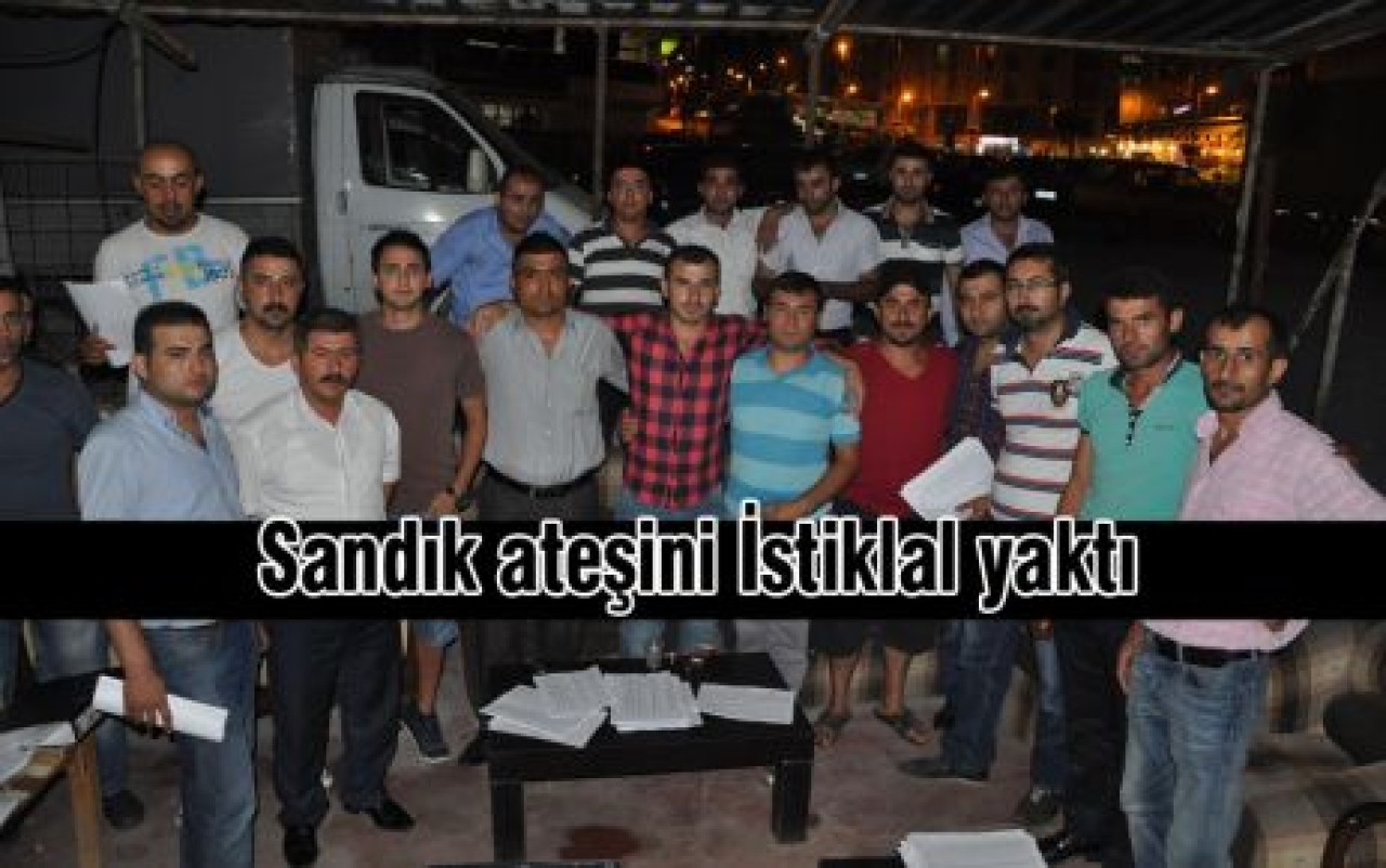 Sandık ateşini İstiklal yaktı