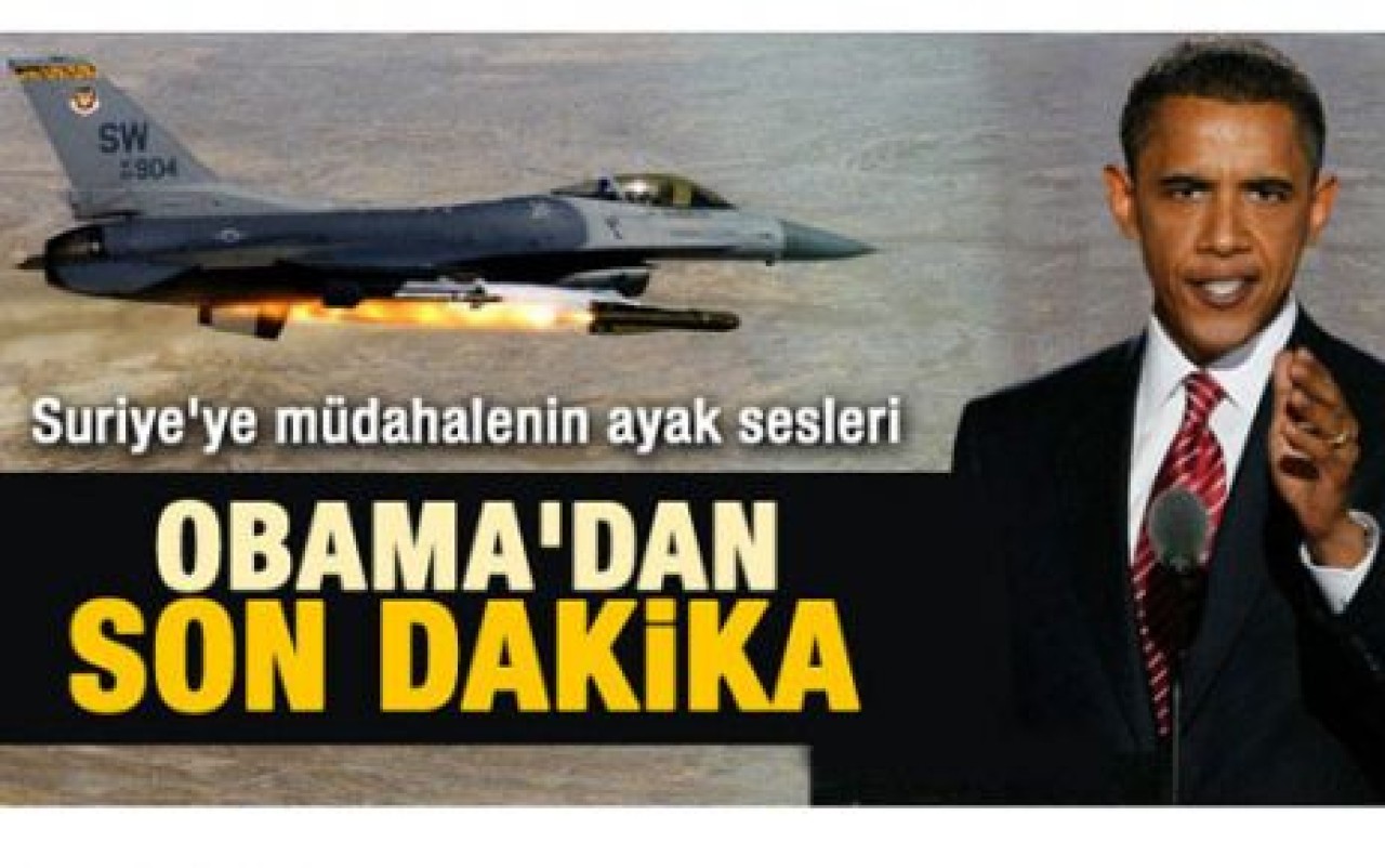 Obama'dan Suriye açıklaması