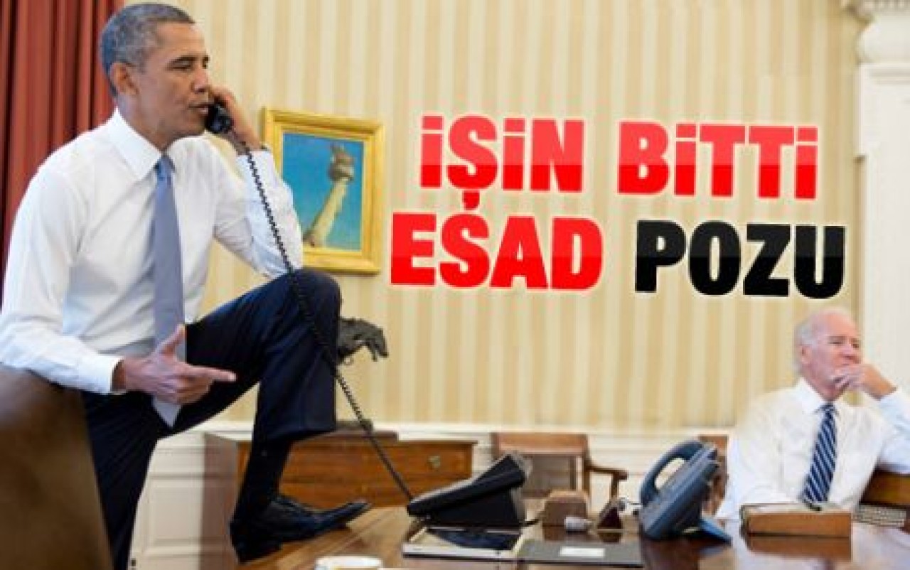 Barack Obama'nın Suriye pozu