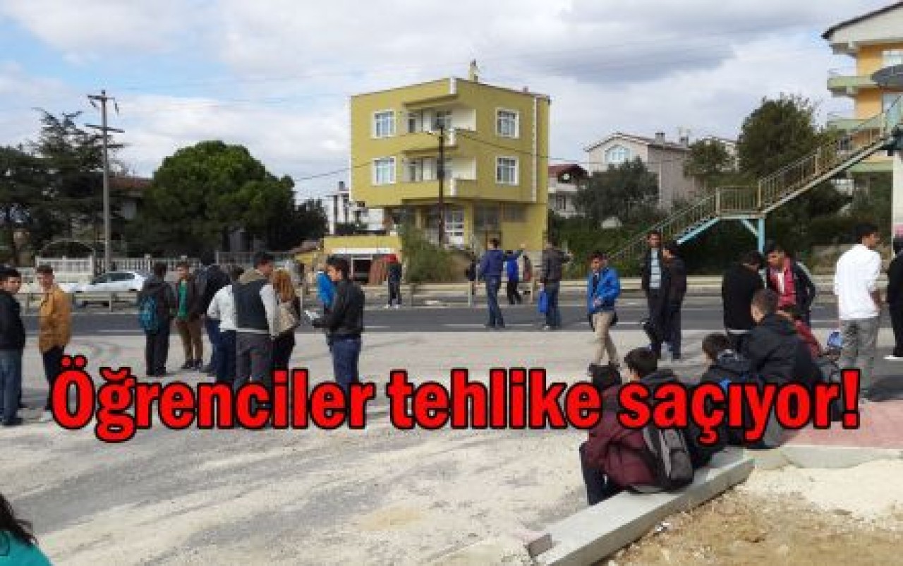 Öğrenciler tehlike saçıyor!