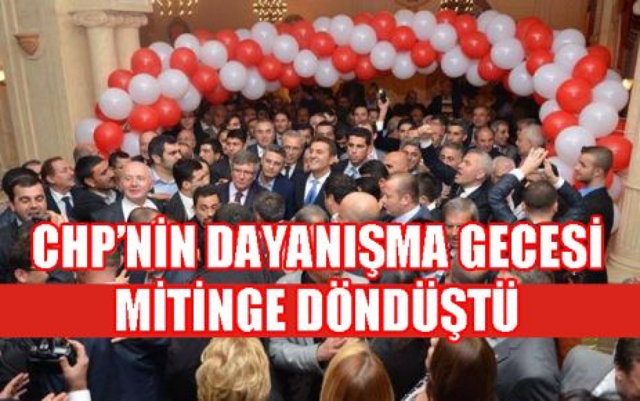 GECE MİTİNGE DÖNDÜŞTÜ