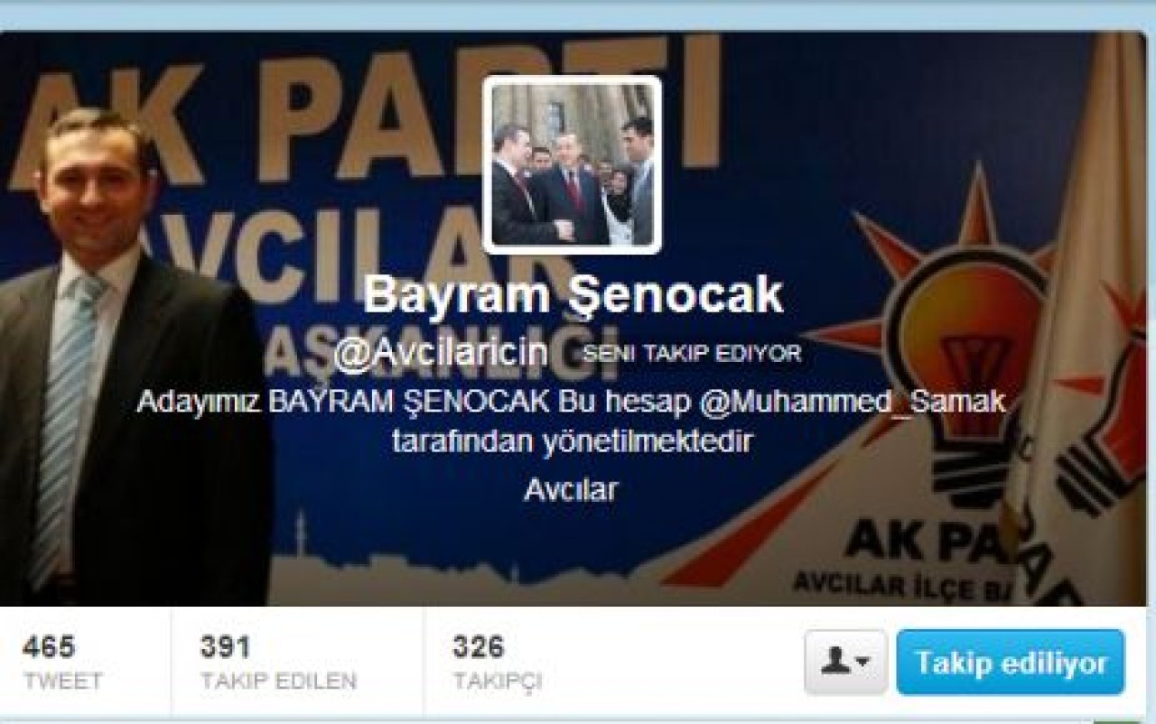 BAYRAM ŞENOCAK'TAN ADAYLIK TWİTİ..!