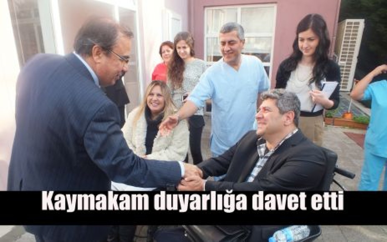 Kaymakam duyarlığa davet etti