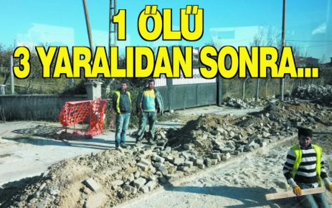 Berfin öldü, yol onarılıyor!