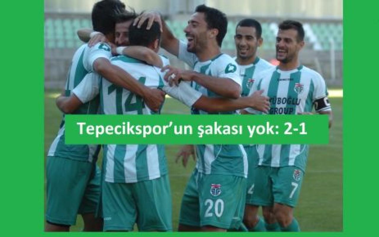 Tepecikspor’un şakası yok: 2-1