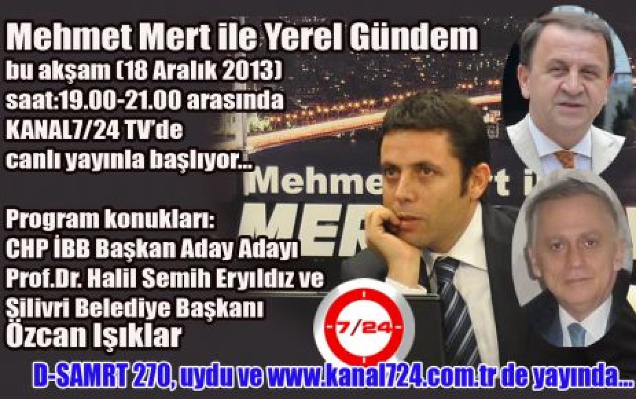 Mehmet Mert ile Yerel Gündem başlıyor…