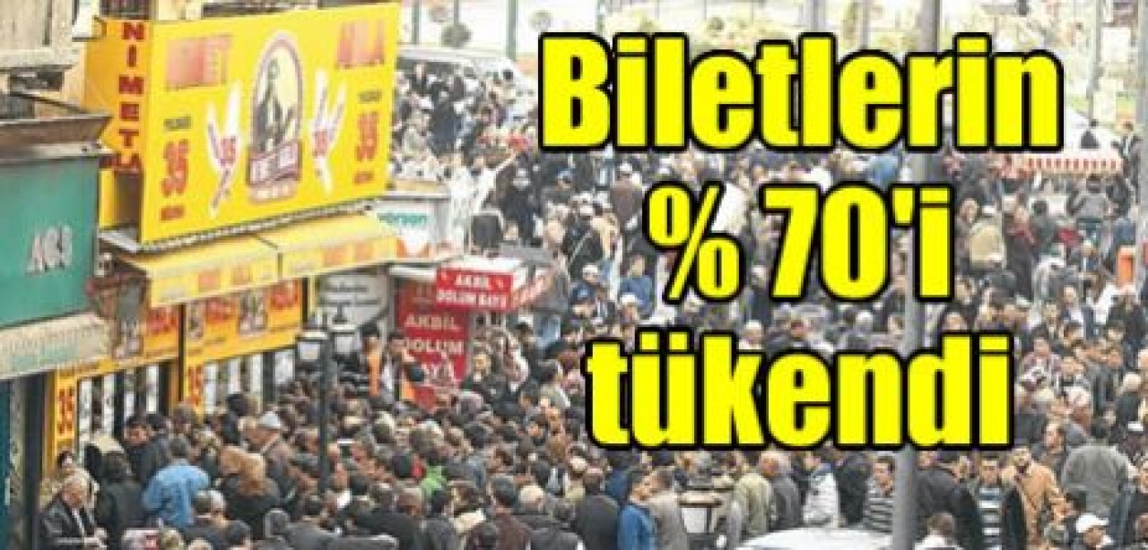 Yılbaşı biletlerinin yüzde 70'i tükendi