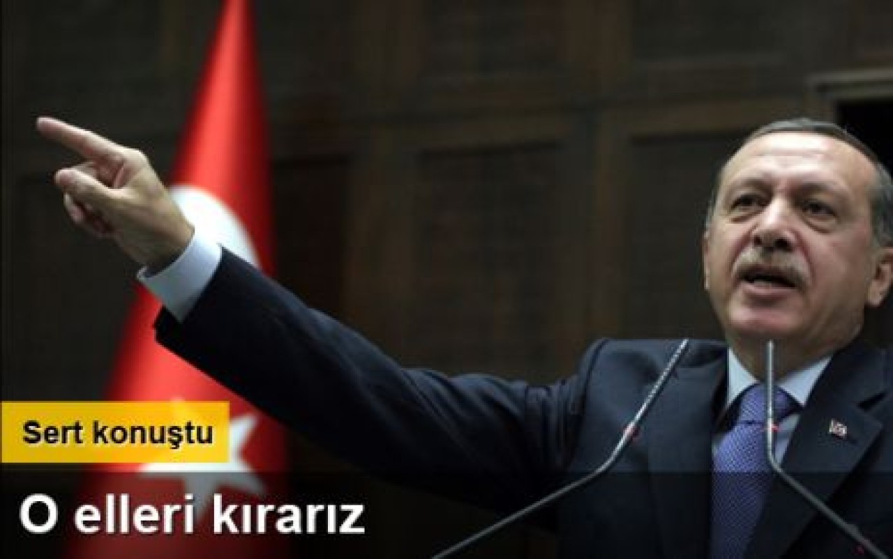 Başbakan  Erdoğan: O elleri kırarız