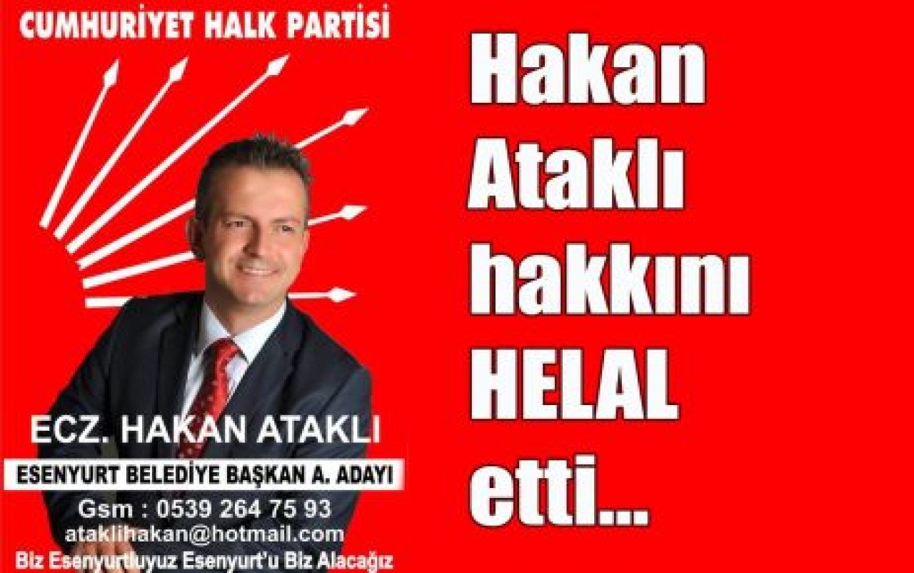 Hakan Ataklı hakkını HELAL etti…