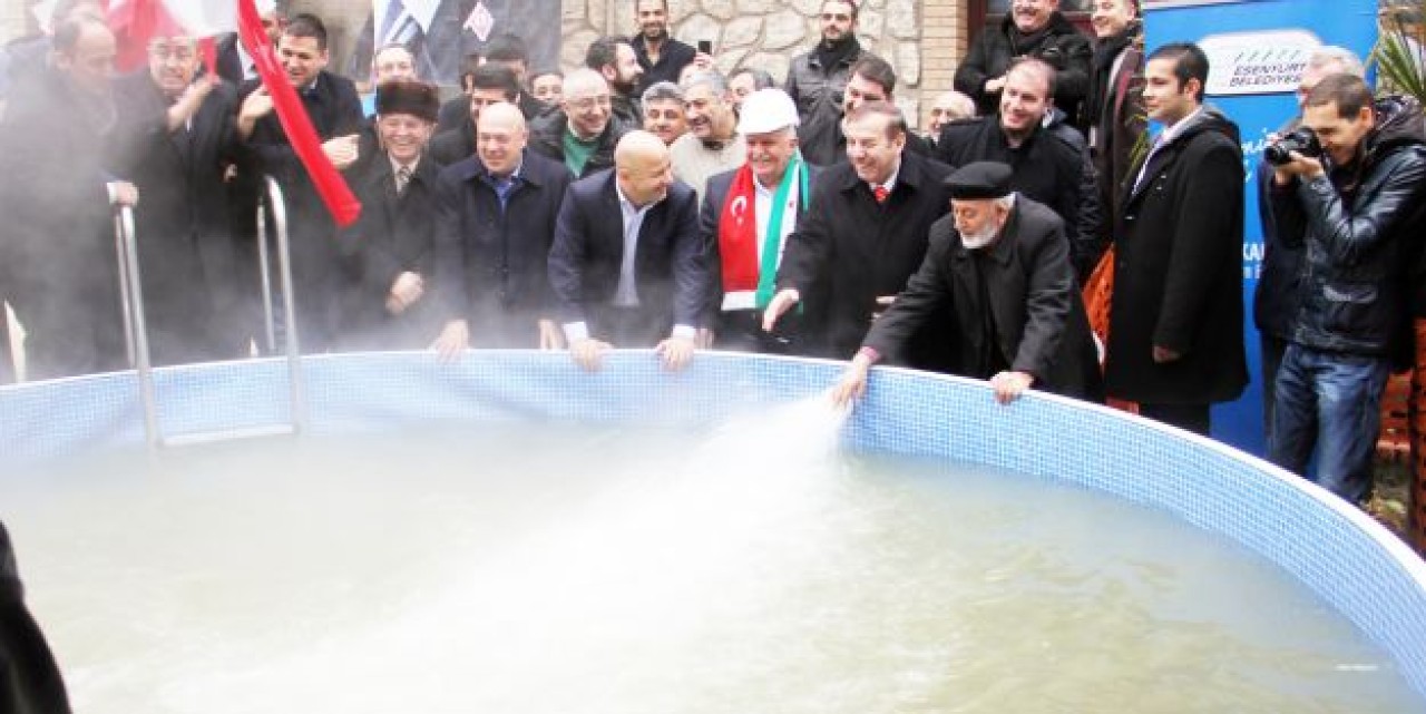 İstanbul'un ilk termal havuzunun temeli atıldı