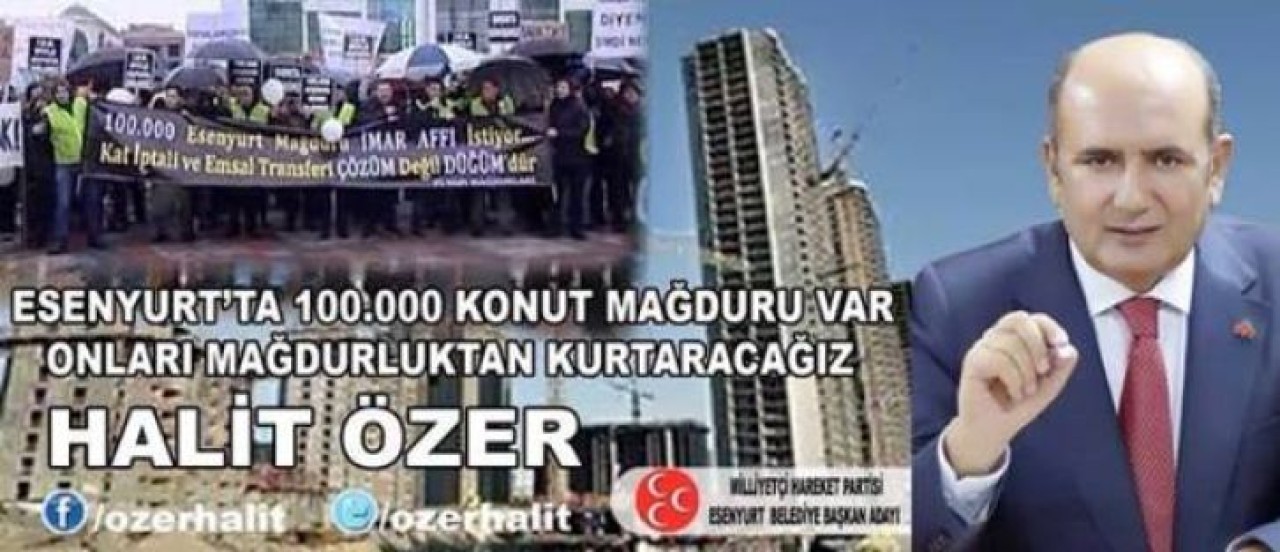 Esenyurt’ta 100 bin konut mağduru var!