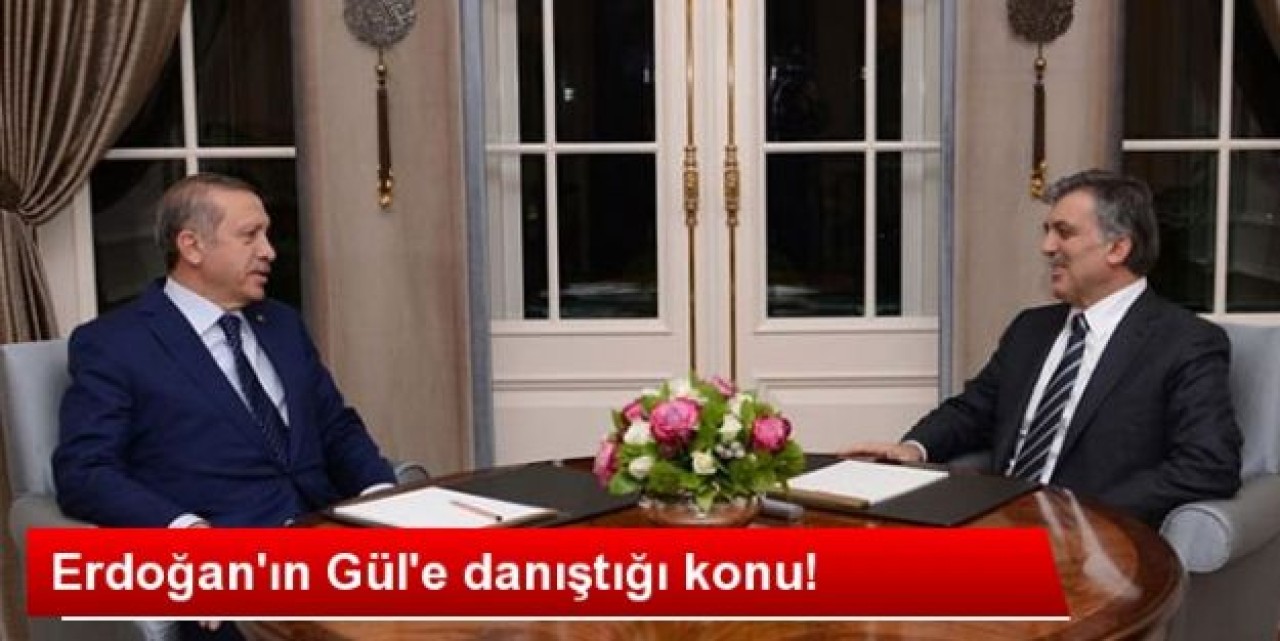 Erdoğan, Gül'e Seçim Sistemi Değişikliğini Danıştı