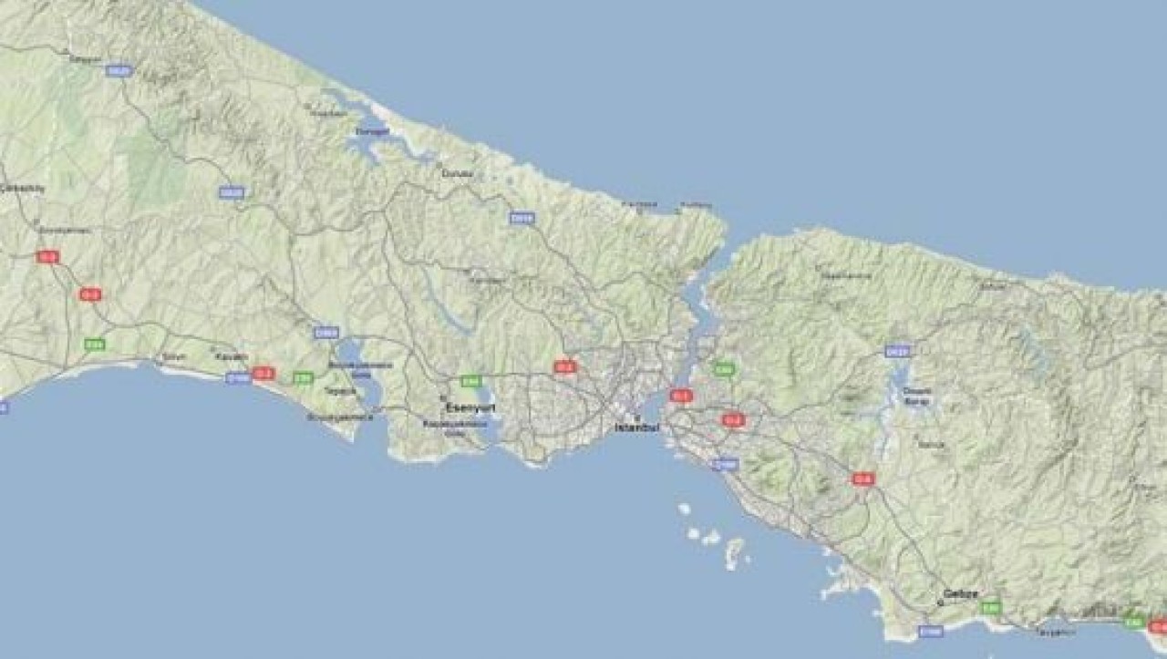 İstanbul'un korkutan haritası