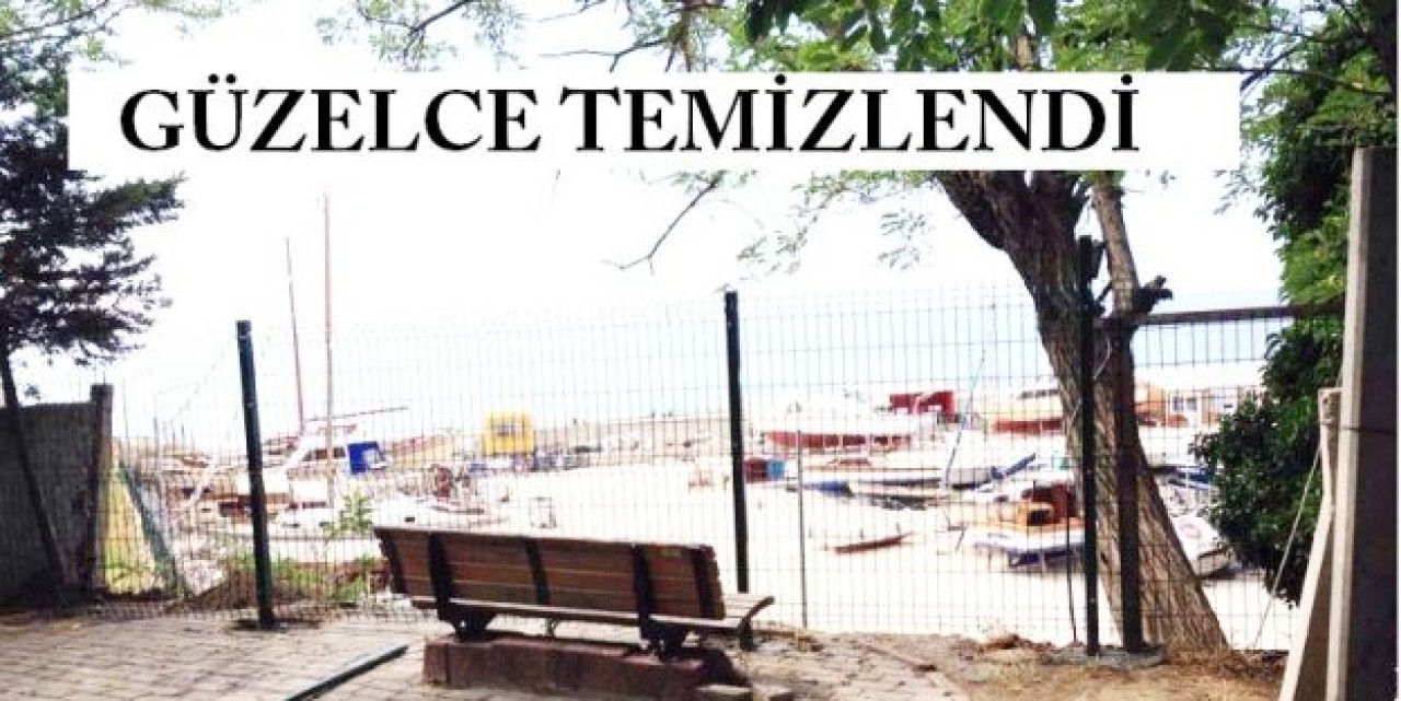 Güzelce limanı çevresi yeniden düzenlendi