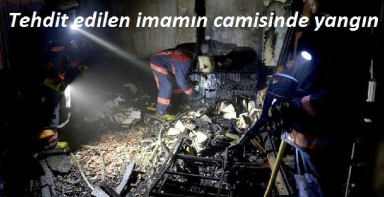 İmamı tehdit edilen Caferi camiinde yangın