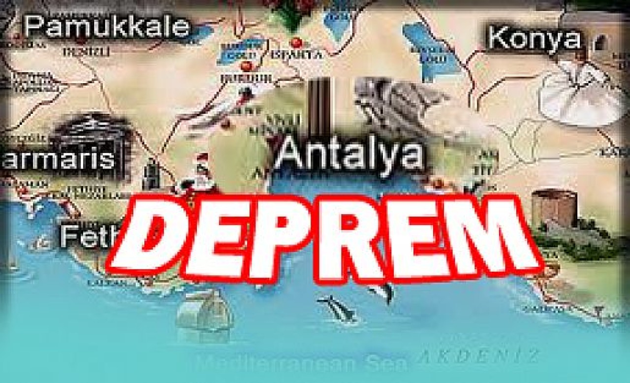 Antalya’da deprem