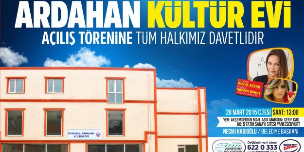 Ardahan Kültür Evi açılıyor