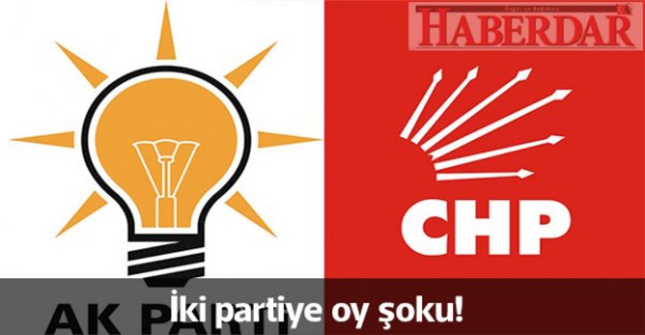 İki partiye oy şoku!