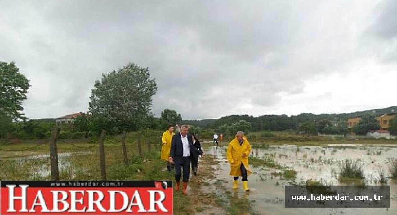 Çatalca Yalıköyde sel baskını