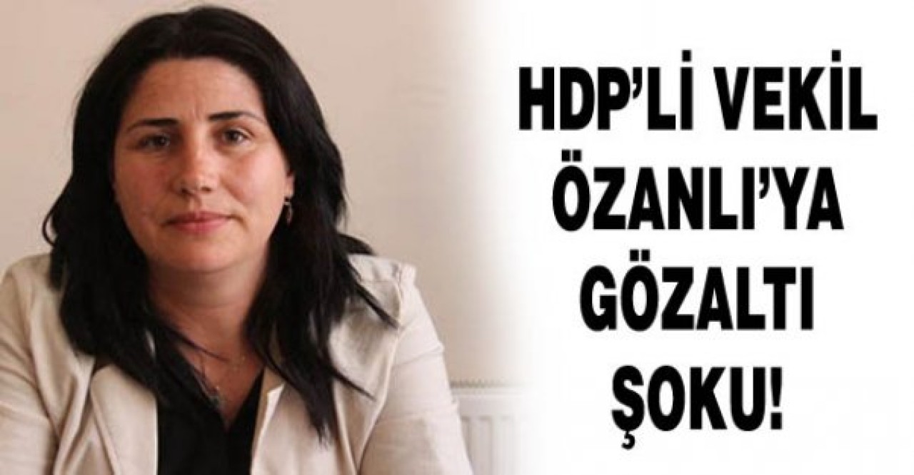 HDPli vekil Özanlı gözaltına alındı!