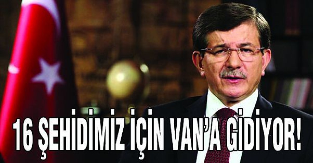 Davutoğlu, Askerlerin Cenaze Töreni İçin Vana Gidiyor