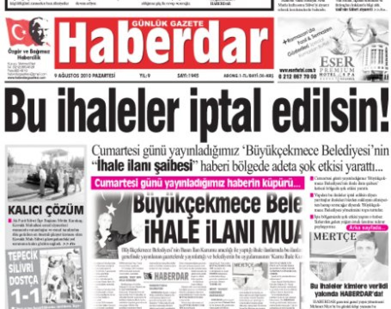 Bu ihaleler iptal edilsin!