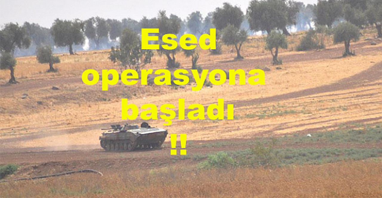 Esed Rusya yardımıyıla operasyona başladı