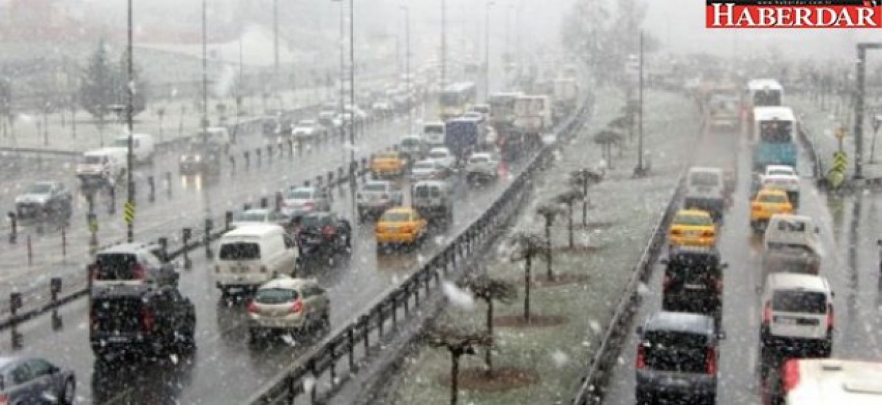 İstanbulda kar yağışı başladı, İBB alarm durumunda