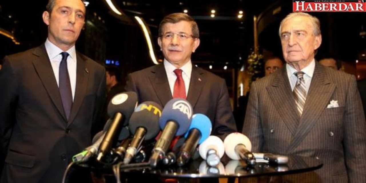 Davutoğlu  Koç Ailesine taziye ziyaretinde bulundu