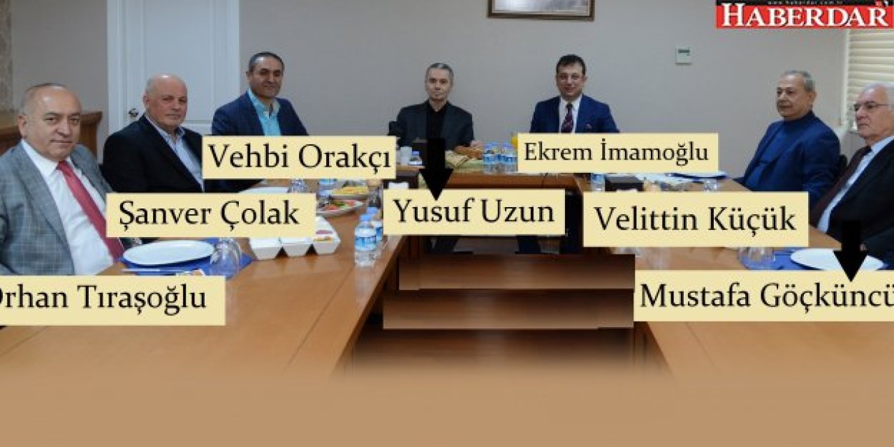 İmamoğlu, eski belediye başkanlarını ağırladı