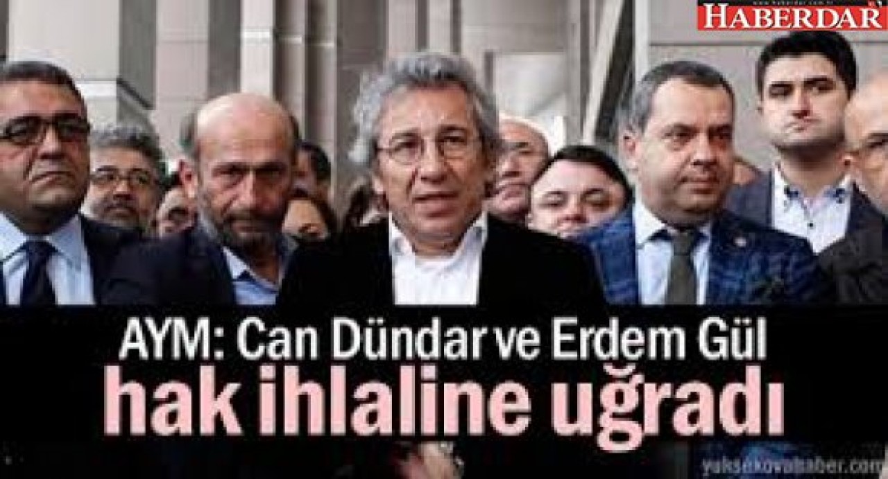 Can Dündar ve Erdem Güle tahliye kararı....