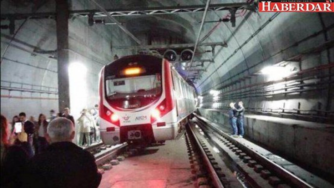 Marmaray raydan çıktı