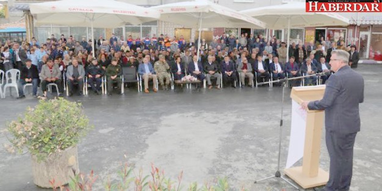 ÇATALCA İHSANİYE CAMİNİN TEMELİ ATILDI