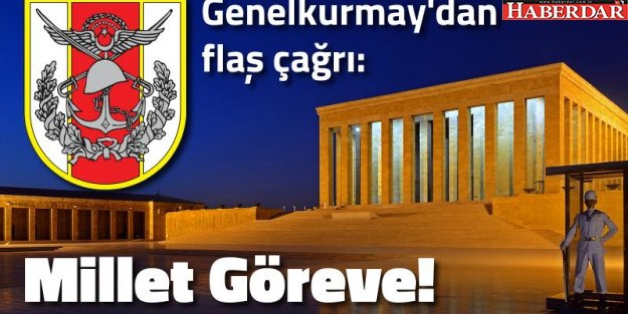 Genelkurmaydan flaş çağrı: Millet Göreve!