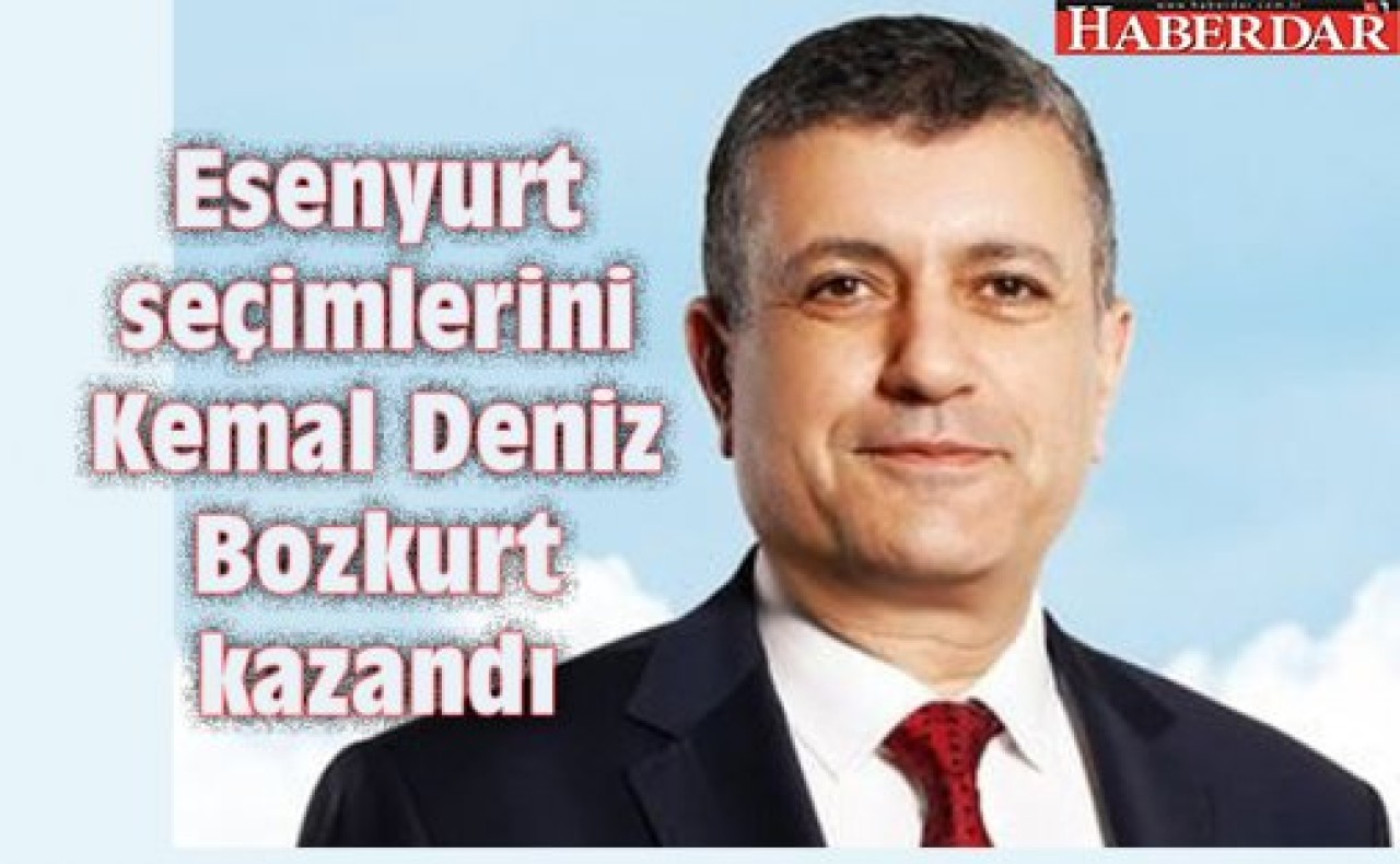 Esenyurt seçimlerini Kemal Deniz Bozkurt kazandı