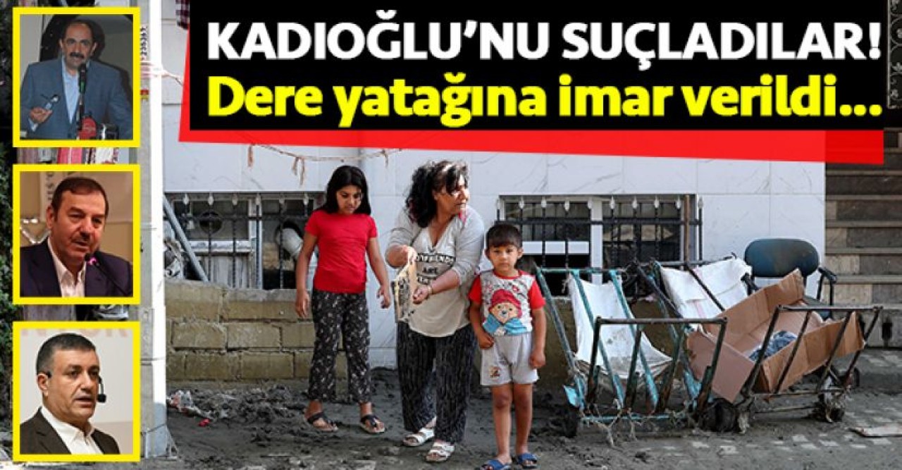 Esenyurtta dere yatağına imar verildi! Necmi Kadıoğlunu suçladılar