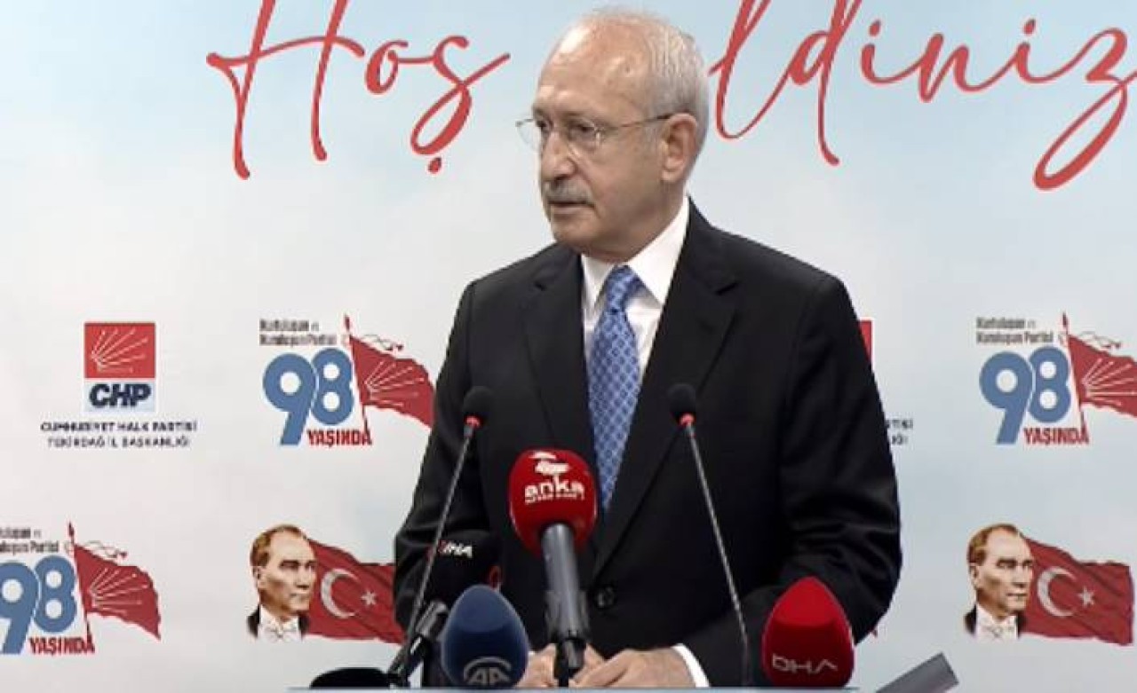 CHP lideri Kemal Kılıçdaroğlundan HDPye kapatma davası hakkında ilk yorum