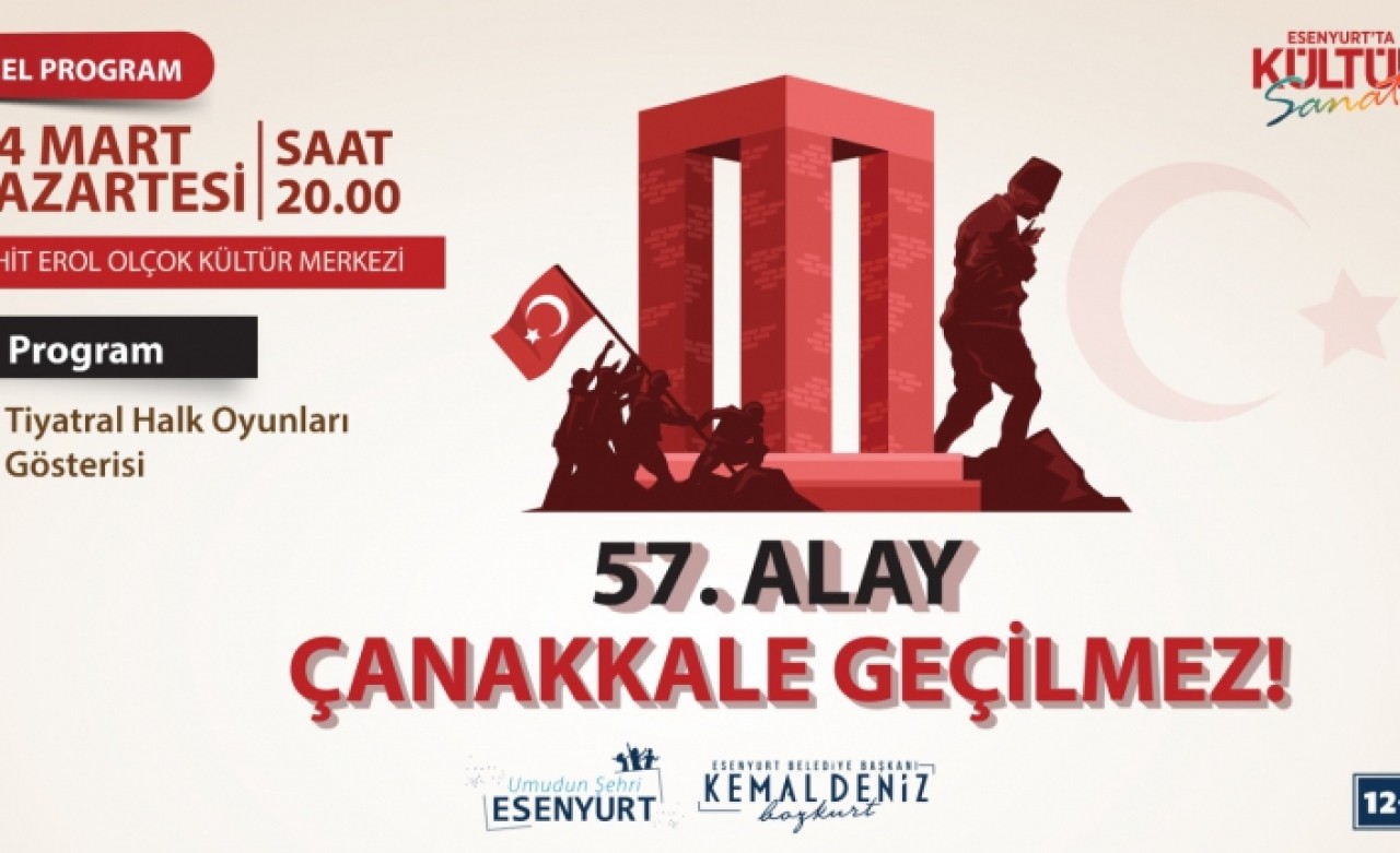 ÇANAKKALE ŞEHİTLERİ TİYATRAL GÖSTERİYLE ANILACAK