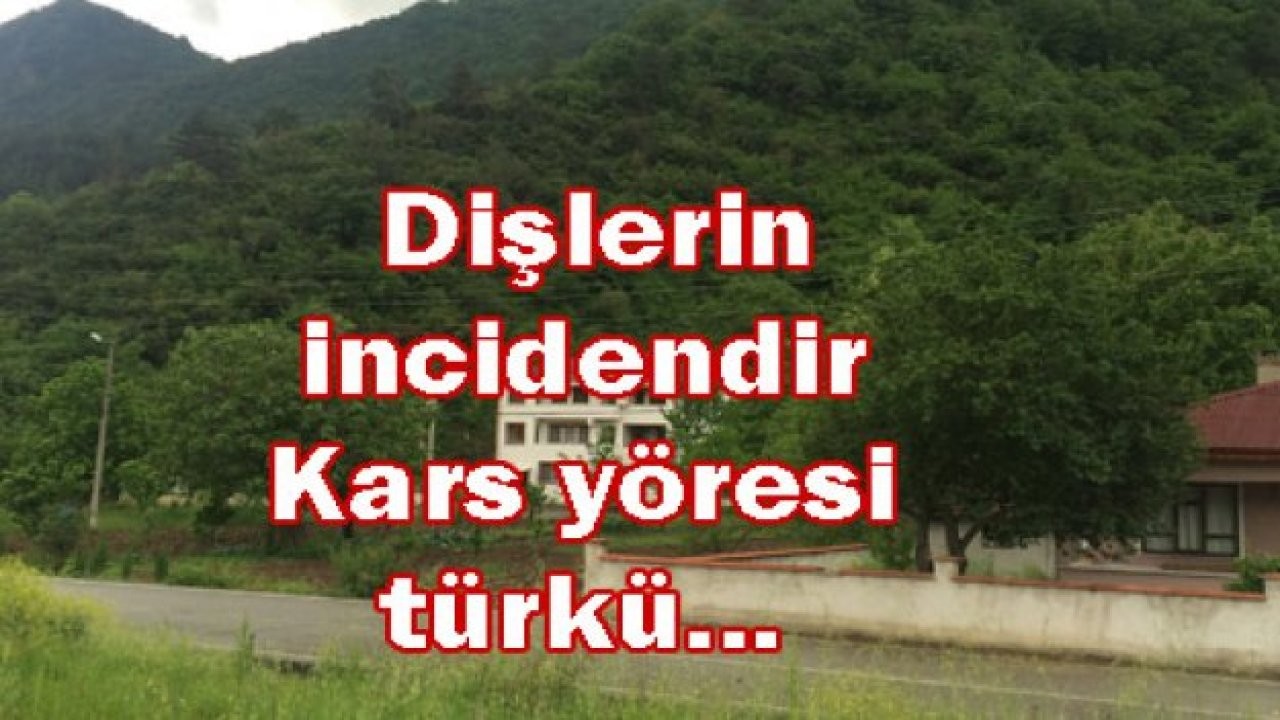 Dişlerin incidendir Kars yöresi türkü...