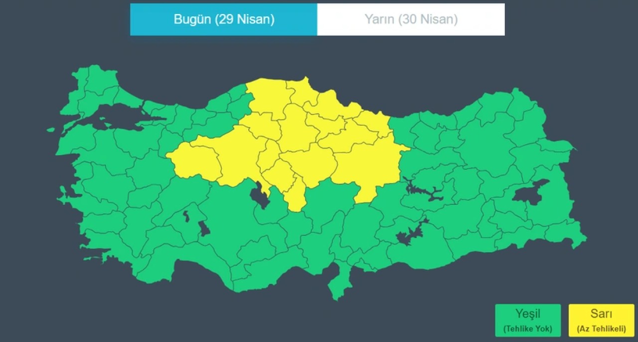 Meteoroloji'den 15 il için sarı kodlu uyarı! Kuvvetli yağış ve toz taşınımına dikkat!