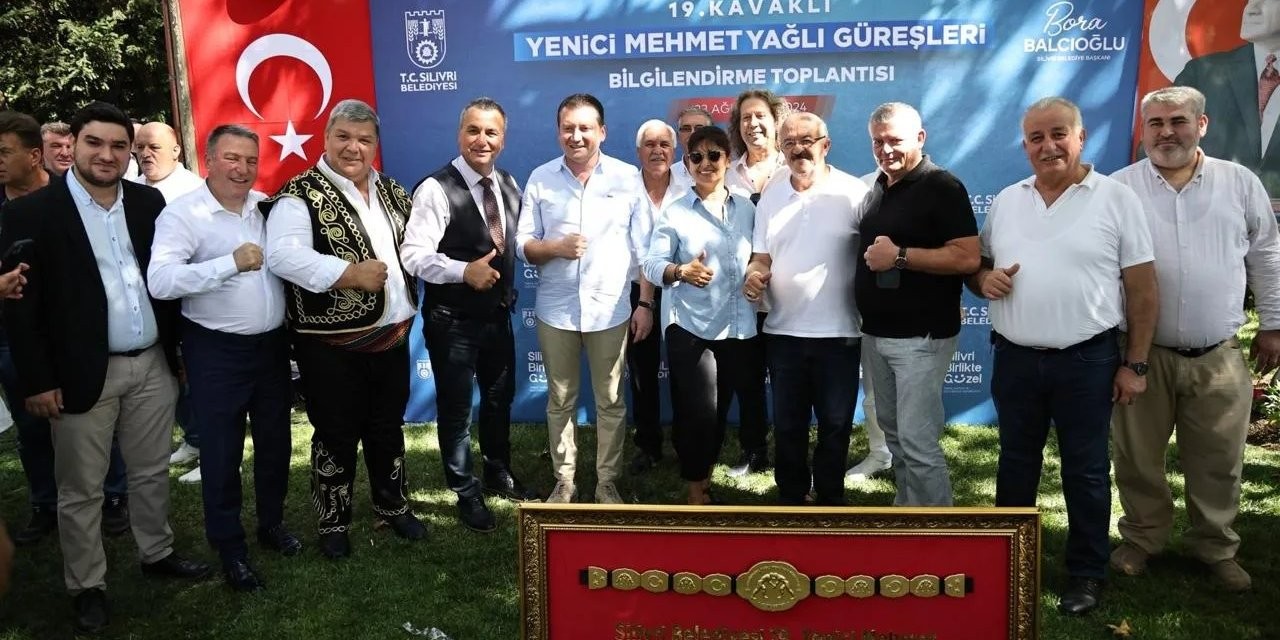 Silivri'de 19. Kavaklı Yenici Mehmet Yağlı Güreşleri'nin tanıtım toplantısı yapıldı