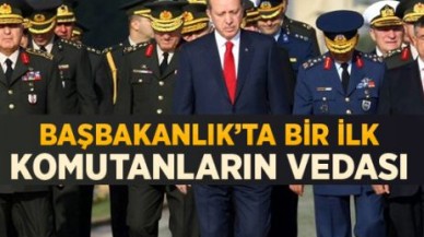 Komutanlar İlk Kez Başbakan'a Veda Ziyareti Yaptı