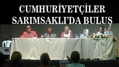 CUMHURİYETÇİLER SARIMSAKLI’DA BULUŞTU