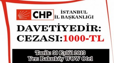 CHP İstanbul il başkanlığının kasası dolacak!